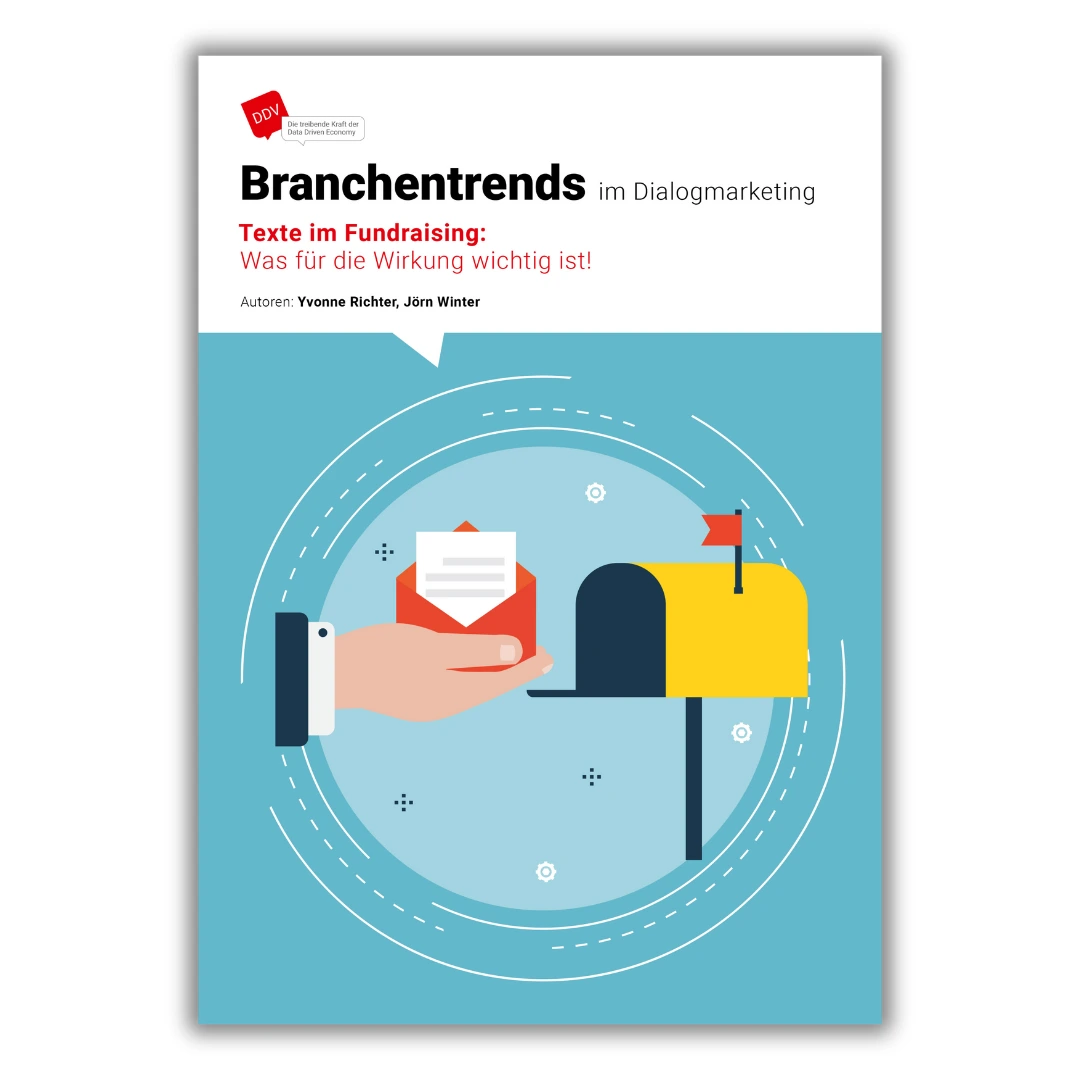 Titelbild Branchentrends "Texte im Fundraising"