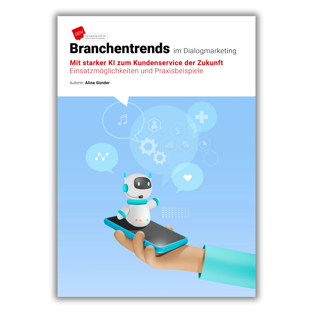 Titelblatt "Mit starker KI zum Kundenservice der Zukunft"