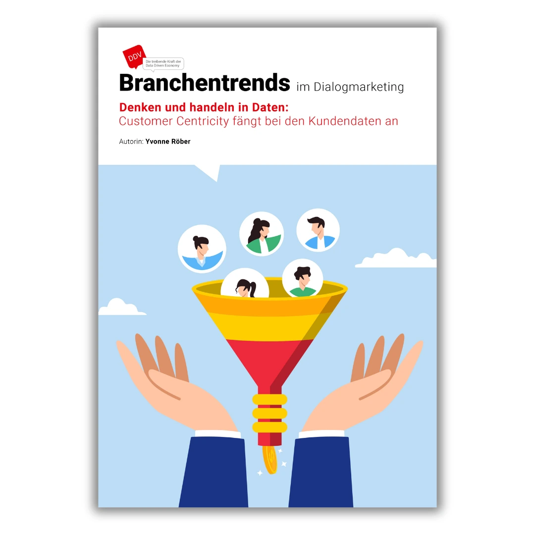 Titelblatt Branchentrends "Customer Centricity fängt bei den Kundendaten an"